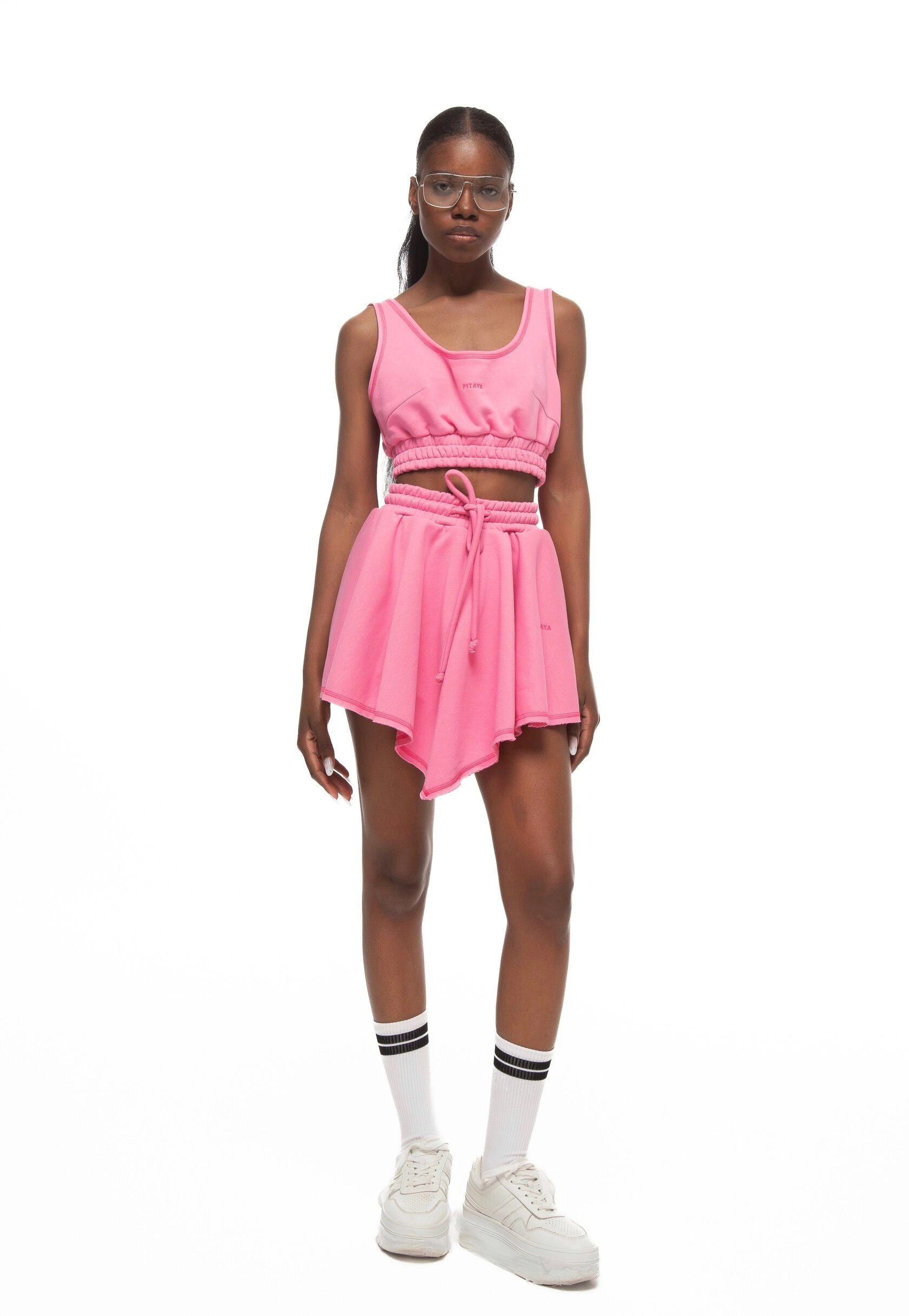 Юбка-шорты PINK GOLF(ПИНК ГОЛЬФ) в розовом цвете - 40-42 (XS-S) - Розовый