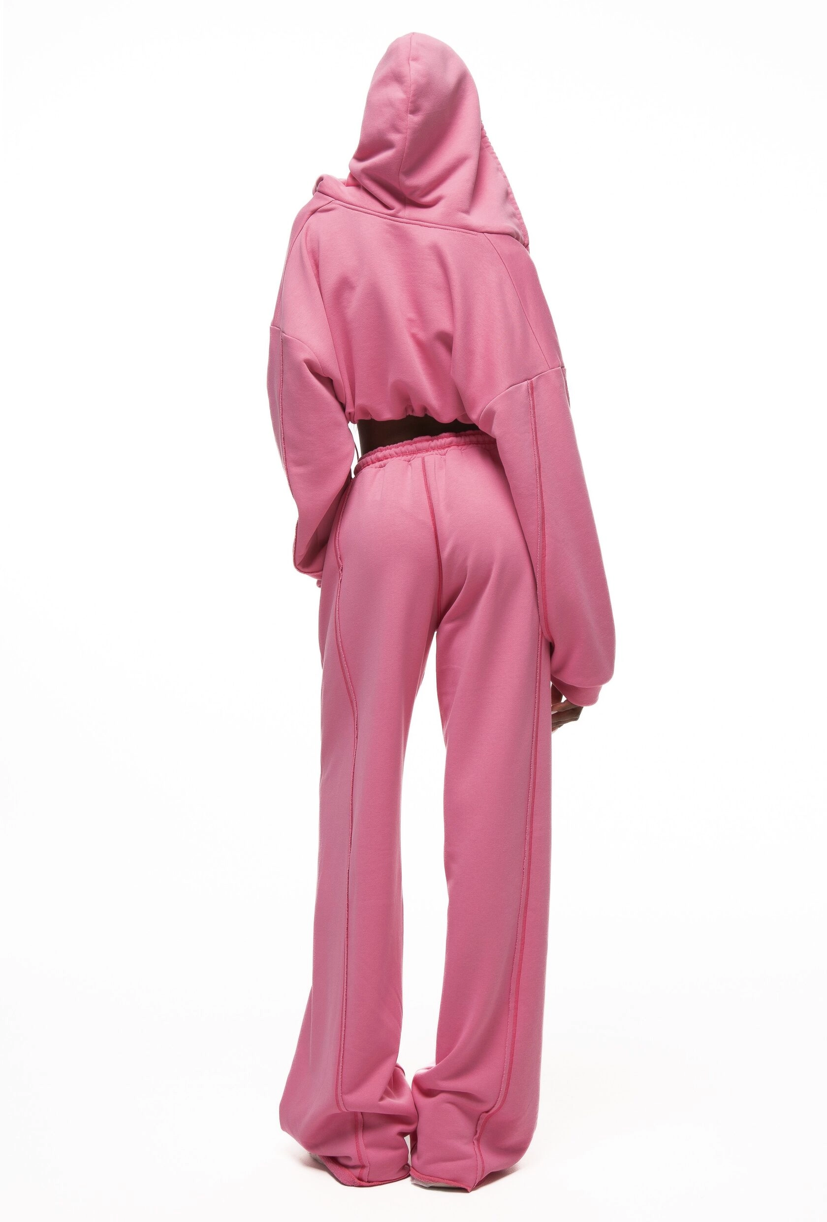 Джоггеры PINK MIAMI(ПИНК МАЯМИ) в розовом цвете - 44-46 (M-L) - Розовый