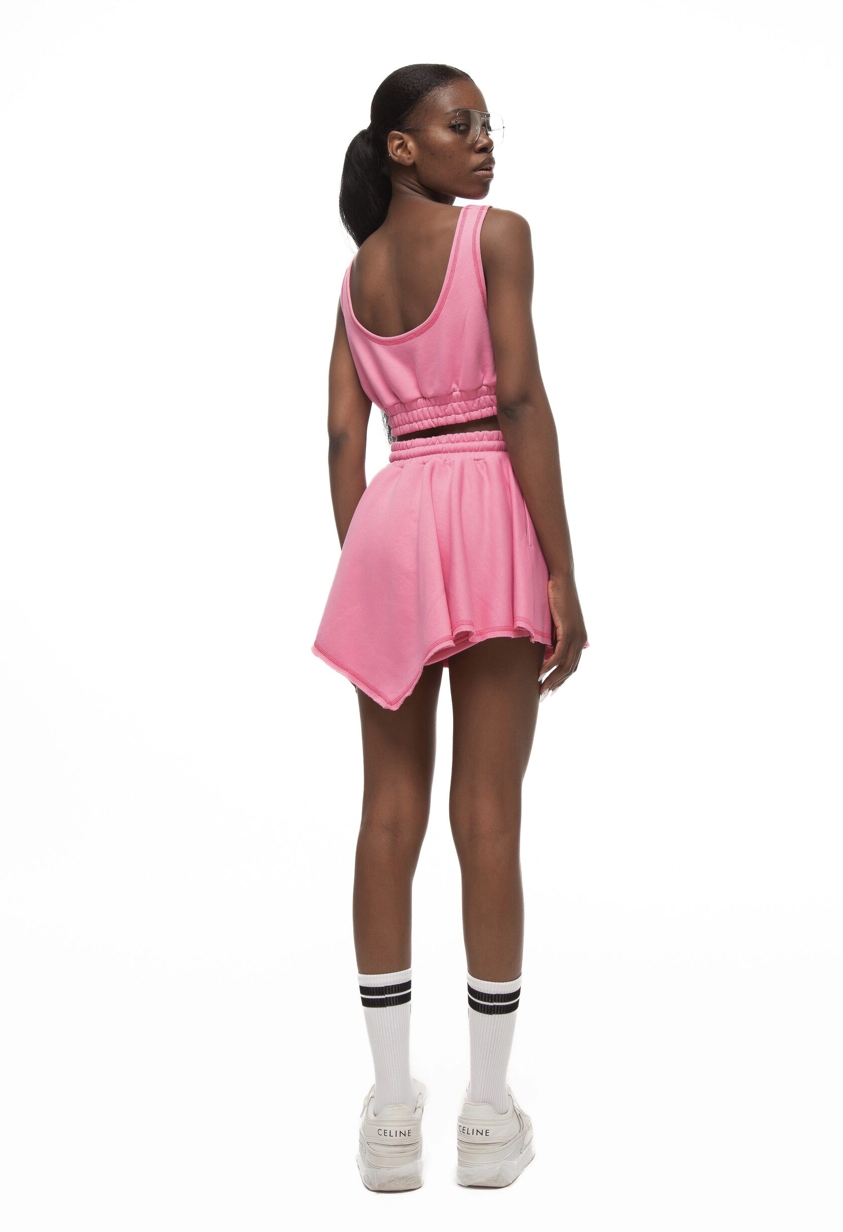 Юбка-шорты PINK GOLF(ПИНК ГОЛЬФ) в розовом цвете - 40-42 (XS-S) - Розовый