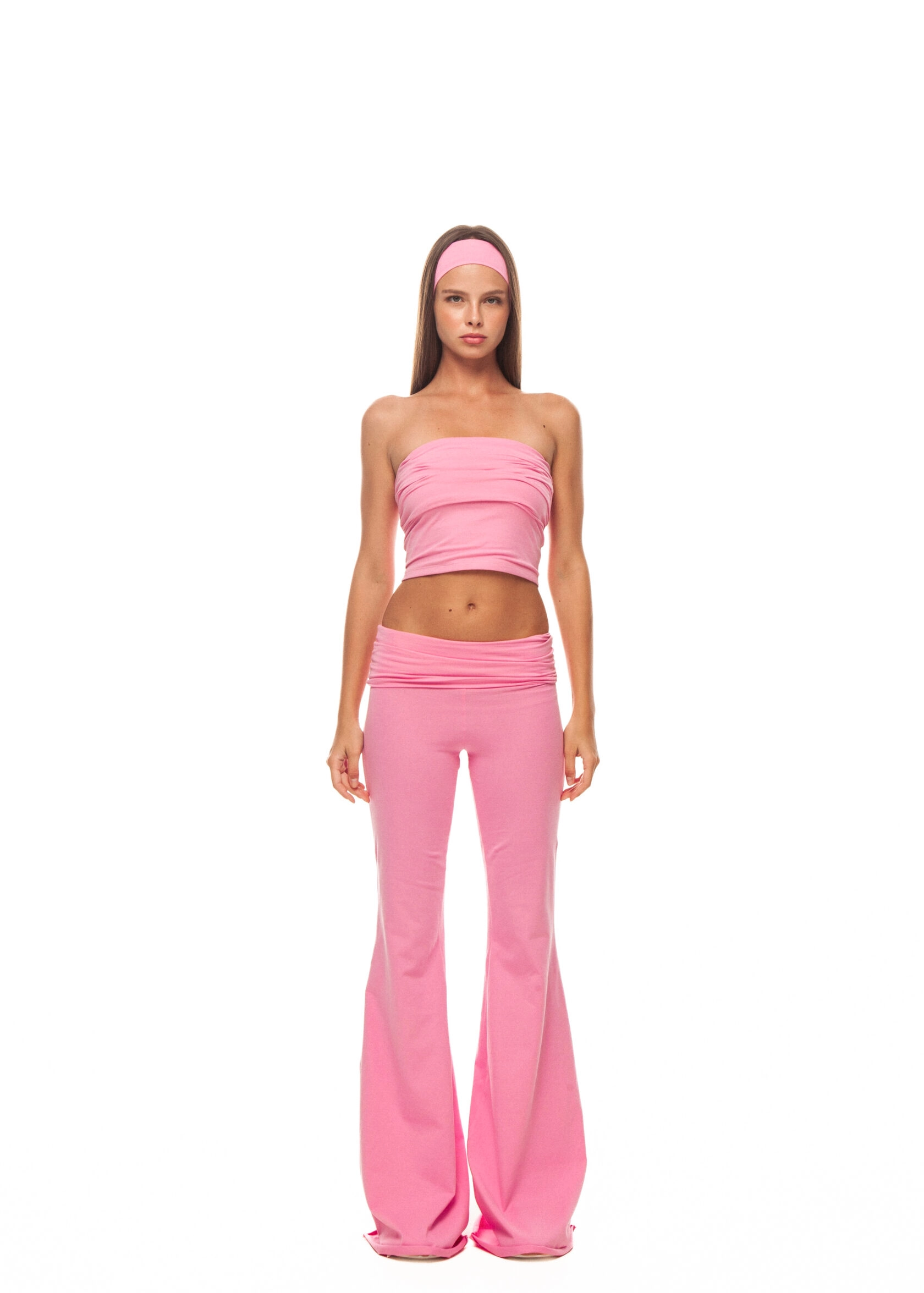 Топ YOIO(ЙОИО) в цвете розовый барби - Розовый - 40-42 (XS-S)