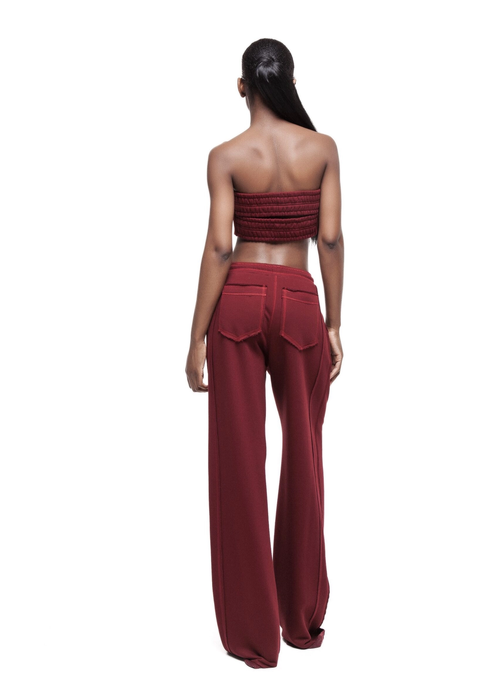 Топ CHERRY VEGAS(ЧЕРРИ ВЕГАС) в вишневом цвете - Бордовый - 40-42(XS-S)