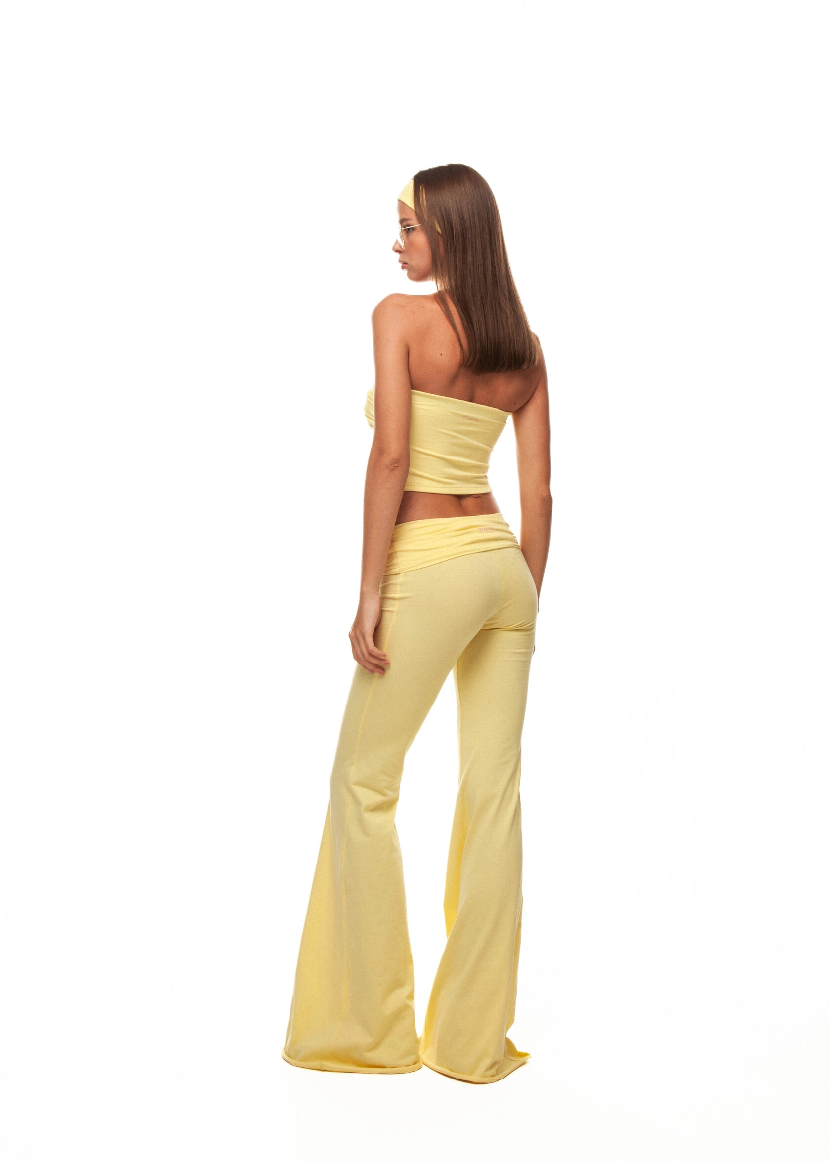 Лосины YOIO(ЙОИО) в цвете банановое мороженое - Желтый - 40-42 (XS-S)